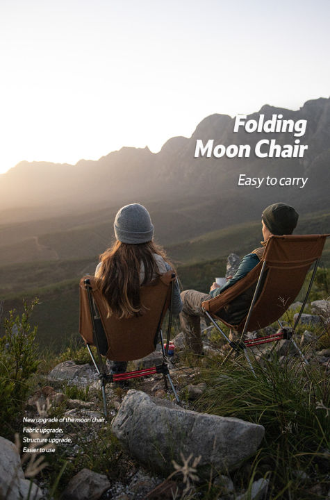 Portable Ultralight Travel Stool - Gray Carbon Steel Foldable Camping Chair With Foot Pads