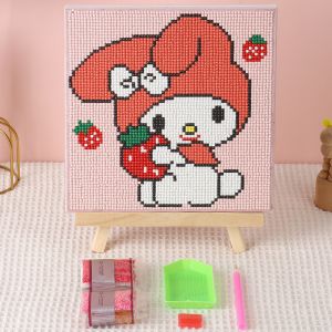 [LECRAFTY] 3D Diamond Painting DIY Sticker Kid DIY Art Crystal Diamond Jewel Craft DIY diamond stickers bedroom wall decor frame