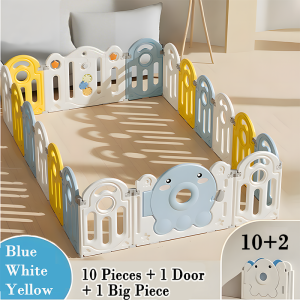 Foldable Baby Playpen Multifunctional Safety Fence Non Toxic Material Easy to Clean & Assemble pagar permainan婴儿围栏