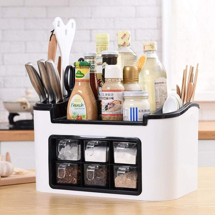 Spice Organizer Multifunctional Seasoning Box Rack