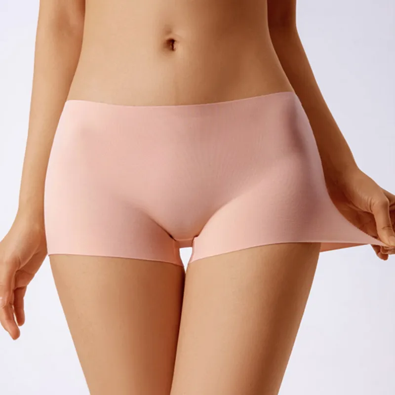 Women Underpant Summer Ladies Smooth Ice Silk Seamless Panties
