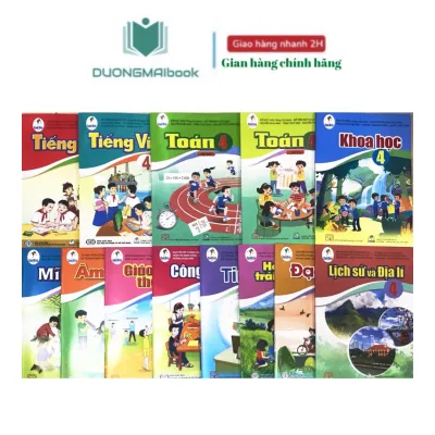 Sách có sẵn giao ngay - Trọn bộ sách giáo khoa lớp 4 Cánh Diều 13 cuốn