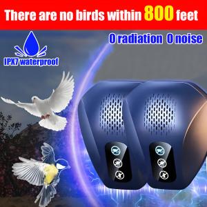 【24 hours delivery】Better to use than bird spikes Ultrasonic bird repellent AI chip Intelligent frequency conversion pigeons repellent penghalau burung merpati 360° eviction High frequency resonance sound waves crow repellent 智能驱鸟神器 赶鸟神器