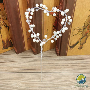 Makayo มงกุฎแต่งเค้ก มงกุฏไข่มุก ตกแต่งเพิ่มความน่ารัก เค้ก DIY อุปกรณ์ทำเค้ก Cake crown