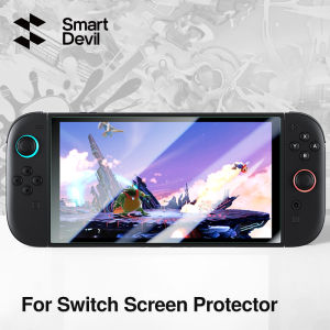 SmartDevil Tempered Glass Film for Nintendo Switch 2 Switch OLED Switch lite Full Coverage Screen Protector Clear Anti-Bluelight Green Light Matte Anti-Reflection Film Auto-Dust Removal Kit