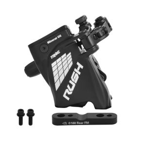 TANKE Line Pulling Oil Pressure Calipers Hydraulic Disc Brake Road Bike Brake Set RUSH Front Rear 160MM Scooter Bicycle Parts