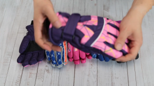 Trẻ Em găng tay trượt tuyết Trẻ Em Mùa Đông găng tay nhung lông đi tuyết Nam Nữ Thể Thao Du Lịch Ngoài Trời Cưỡi găng tay nhiệt Cho 5-8 Năm Trẻ Em