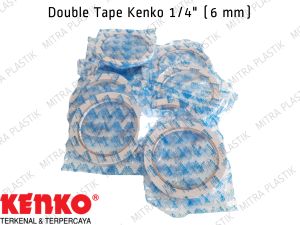 Double Tape 1/4 inch 6 mm Kenko Murah Solatip Solasi Isolasi