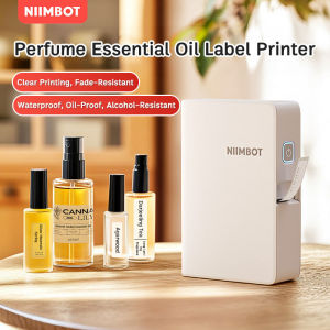 NIIMBOT N1 Sticker Printer for Perfume and Essential Oil Alcohol Resistant Portable Color Label Printer.