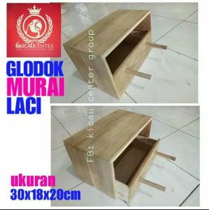 GLODOK MURAI KAYU JATI MODEL LACI