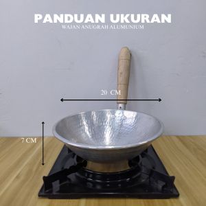 Wajan nasgor / Wajan seblak Alumunium Boyolali 20cm-32 cm