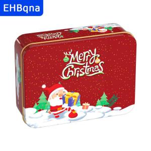 [COD] EHBqna SPORTS กล่องดีบุกใสสำหรับใส่คุกกี้ลูกอมกล่องใส่ช็อคโกแลตพร้อมฝาปิดสวยงามกล่องบรรจุภัณฑ์ของขวัญคริสต์มาส