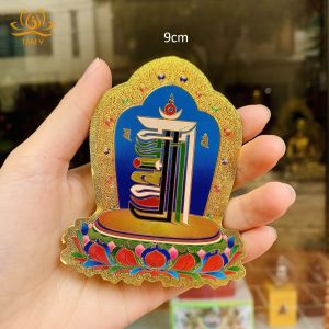 COMBO 5 Miếng Dán Thời Luân Kim Cang Kalachakra Kiểu 2 Mật Tông Tâm Ý