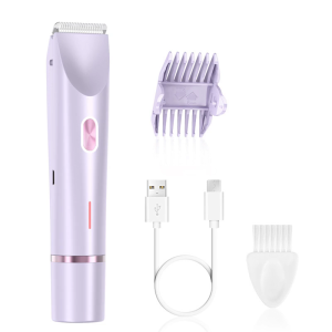 Efficient Women Shaver Double Heads Small Underarm Hair Trimmer ABS Texture for Quick Hair Removal Outdoor and Home