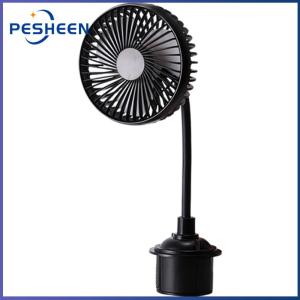 USB Automobile Vehicle Fan 3 Speed Portable Car Cup Holder Fan Powerful Quiet Rotatable for Car Van Truck SUV RV