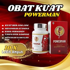 POWERMAN 30 KAPSUL HERBAL TRADISIONAL PRIA PRIVASI AMAN PAKET HERBAL TIGA JARI OIL BPOM
