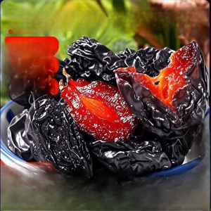 Pregnant women specialties dried prunes special pickled sweet and sour snacks