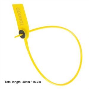 100PCS/SET Transportation Truck Plastic Security Seal 40cm Label Cable Ties