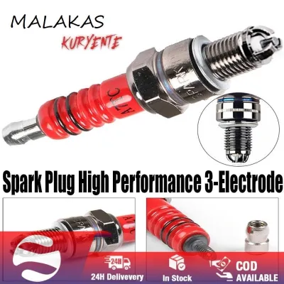 HONDA XRM 110 SPARK PLUG A7TC C7HSA CC9N COMPATIBLE 3-ELECTRODE MOTORCYCLE GENUINE PARTS