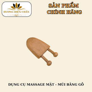 Dụng Cụ Massage Mặt - Mũi Bằng Gỗ