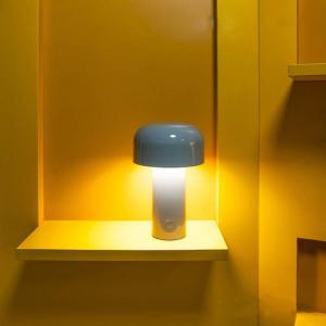 Italian Mushroom Lamp Portable Wireless Touch Rechargeable Table Lamp USB Desk Lamp Desktop Decoration Bedroom Night Light