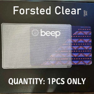 10Pcs Card Holder Double Side Frosted Clear Waterproof Anti-Magnetic Anfi-Wear Card Protector Sleeve PAZU