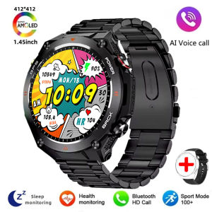 Smartwatch Men Bluetooth Call 650mah Voice Assistant Women Watch GPS Compass Heart Rate Monitoring Sports Fitenss Tracker