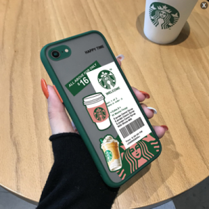 Ốp Honinga Cho Samsung Galaxy S8 S8 Plus S8 + Hộp Đựng Nhãn Starbucks Máy Ảnh Toàn Bộ Ống Kính Trong Suốt Mờ Trong Suốt Bảo Vệ Trường Hợp Điện Thoại Vỏ Ốp Cứng Cho Bé Trai Bé Gái