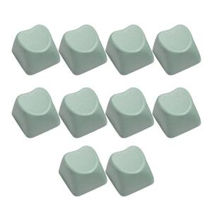 10PCS Heart Keycaps 1U Height Ergonomic PBT Material Anti Fingerprint for Keyboards Customization
