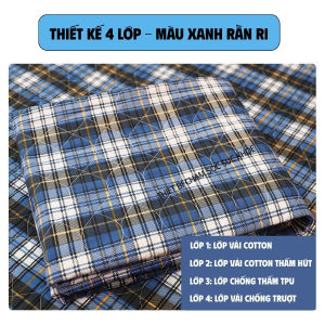 Tấm Lót Chống Thấm Cotton Hút Nước Tiểu – Tấm Trải Gường Chống Thấm Cho Đối Tượng Người Gìa Bệnh nhân