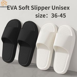 HomeHive รองเท้าแตะอีวาใส่สบายสำหรับผู้ชายและผู้หญิงรองเท้าแตะนุ่มน้ำหนักเบาใส่ได้ทั้งชายและหญิงรองเท้าแตะสำหรับใส่ในบ้านกลางแจ้งในห้องน้ำรองเท้าแตะอัปเกรด