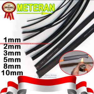 Solasi Isolasi Karet Bakar Untuk Kabel Kelistrikan & Heatshrink Selang Bakar Pelindung Kabel