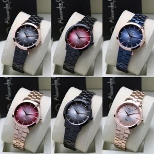 (BISA COD) Jam Tangan Wanita Alexandre Christie AC 2975 AC2975 Original Garansi Resmi 1 Tahun - Stainless Steel