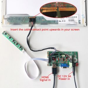 For LP133WH2 M133NWN1 HB133WX1 LP133WH1 Controller Drive Board Kit LVDS-40 Pin Laptops Monitor Screen 1366x768 1366*768 HDMI+VGA