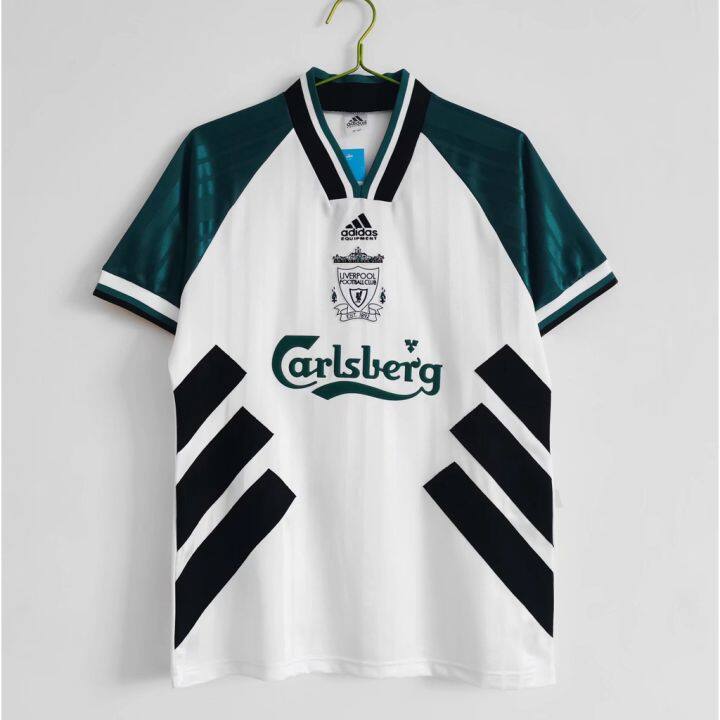 Liverpool fc 1995 away short sales sleeve shirt