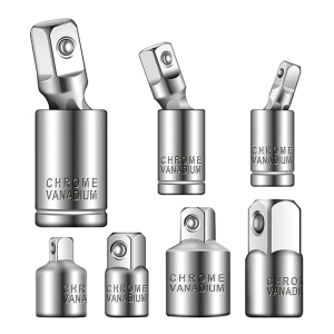 Small 7pcs Ratchet Adapters Set Rotate Socket Adapters set for smooth Connection of 1/2 3/8 1/4 Inch Socket tool