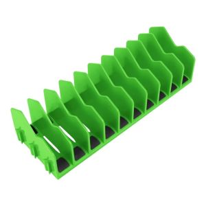 YTRYTWE 3" H Drawers Pliers Cutters Organizer Non-Slip Rubber Base 10 Slots Pliers Storage Rack Garage Organizer Toolbox Tweezers Cutting Wire Holder Shelf For Slip Joint Pliers
