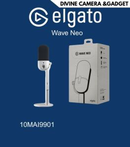 ELGATO Wave Neo• Wave Neo Microphone - Desktop Stand Riser Extension (10cm) - Foam Pop Filter 10MAI9901