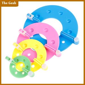 [The Gesh] 8 cái 4 kích cỡ Fluff bóng Weaver Pompom Maker đan Loom Kit