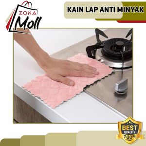 ZM KAIN LAP PIRING ANTI MINYAK MICROFIBER DAPUR HAND TOWEL DISH TOWEL