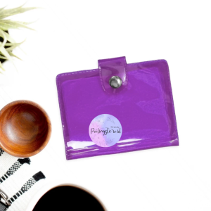 DOMPET KARTU KANCING / DOMPET MINI TRANSPARAN / DOMPET ALBUM LOGAM DAN KARTU