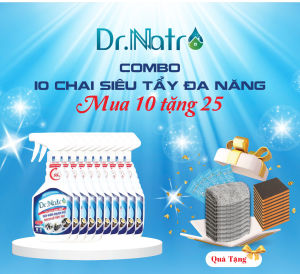 COMBO 10 CHAI TẨY ĐA NĂNG DR NATRO 500ML TẨY MỌI VẾT BẨN