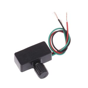XIJIBAN 1Pcs 12V Bộ điều khiển máy phun điện Tối đa 70W loại Nhựa Bộ điều chỉnh tốc độ bơm nước Đầu nối dây điện Công tắc điều chỉnh Phụ kiện dụng cụ làm vườn