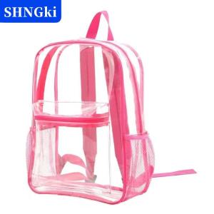 [COD] 🔥🔥🔥SHNGki PVC trong suốt Ba lô thể thao ngoài trời tập thể dục Ba lô công suất lớn Túi du lịch không thấm nước cho các trường học và phòng tập thể dục có thể nhìn thấy thiết kế