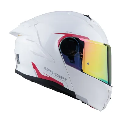 SPYDER ASTRA PD S0 V2 Modular Dual Visor Motorcycle Helmet | ECE CERTIFIED | Free Clear Visor
