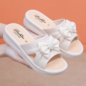 [Free Shipping] 2026 New WomenS Thick-Soled High-Heeled Slippers For Summer Indoor And Outdoor Use Non-Slip And Odor-Resistant Suitable For Students And Mothers