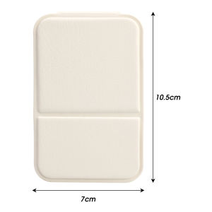 Desktop Makeup Mirror Solid Color PU Leather Simple Portable Handheld Makeup Mirror Foldable Student Compact Cute Pocket Mirror