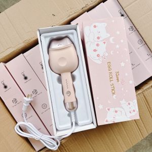 Máy làm tóc uốn xoăn sóng nước chống bỏng tay màn Led hiện nhiệt tùy chỉnh công nghệ gốm sứ bảo vệ tóc