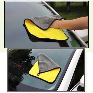 LAP MOBIL 2 WARNA MICROFIBER LEMBUT TEBAL SERBAGUNA / LAP MOBIL MOTOR MICROFIBER / LAP TEBAL UK 30X30
