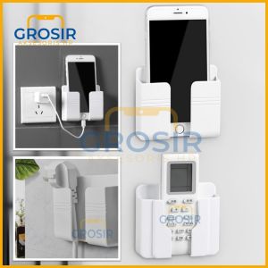 Holder Tempel Dinding Q1 Rak Charger Tembok Serbaguna Multifungsi Cocok untuk Tempat Hp Charger Remot tv Ac